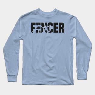 Fencer (black) Long Sleeve T-Shirt